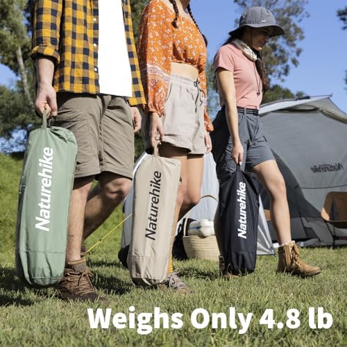 Naturehike GreenWild Camping Cot, Ultralight Folding Backpacking Cot, 60-Second Easy Set-Up, Supports 330lbs, Portable Camping Bed for Adults for Camping Hiking Travel Home - Image 4