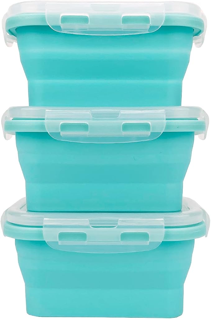 CCyanzi 3piece Collapsible Food Storage Containers - Image 2
