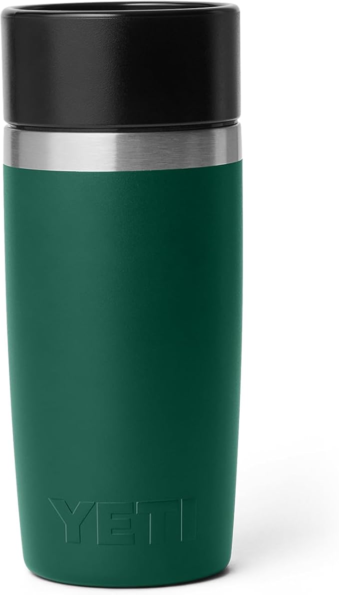 YETI Rambler 12 oz Travel Bottle, Stainless Steel, Vacuum Insulated with Leakproof Commuter Cap, Black Forest Green - Image 7