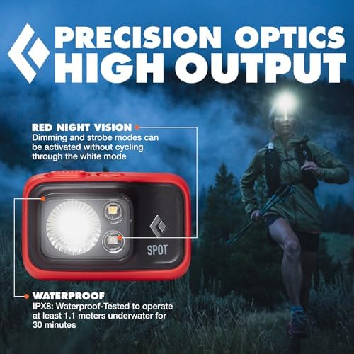 BLACK DIAMOND Spot 400 Headlamp, AAA Powered, Dimmable, Bright, BD Octane - Image 4
