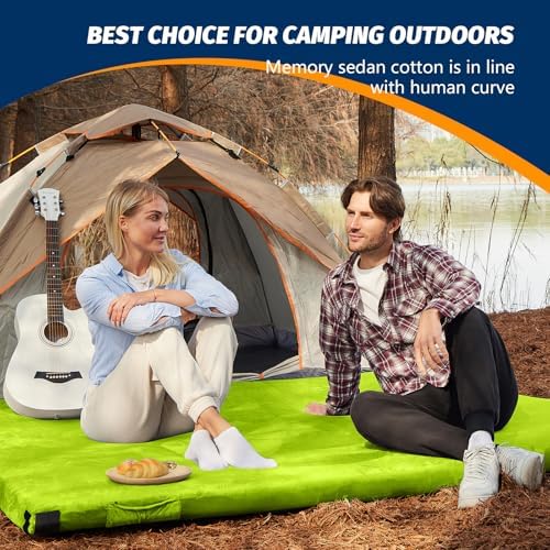 CYMULA Memory Foam Camping Mattress Pad, Sleeping Mat, Portable Roll Up Mattress for Adults, Camping Bed Pads for Sleepover, Car Bed with Travel Bag - Image 7