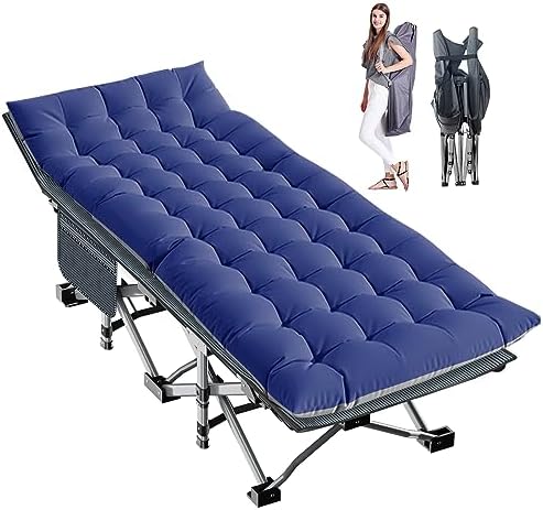 LILYPELLE Folding Camping Cot, Extra Wide Heavy Duty Sleeping Cots by LILYPELLE