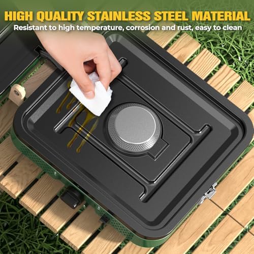 2 Burner Camping Stove,Portable Propane Camp Stove,Folding Gas Stove - Image 6