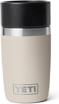 YETI Rambler 8 oz Travel Bottle, Stainless Steel, Vacuum Insulated with Leakproof Commuter Cap, Cape Taupe by YETI