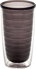 Tervis Clear & Colorful Tabletop Made in USA Double Walled Insulated Tumbler Travel Cup Keeps Drinks Cold & Hot, 16oz, Quartz by TervisTumblerCompany