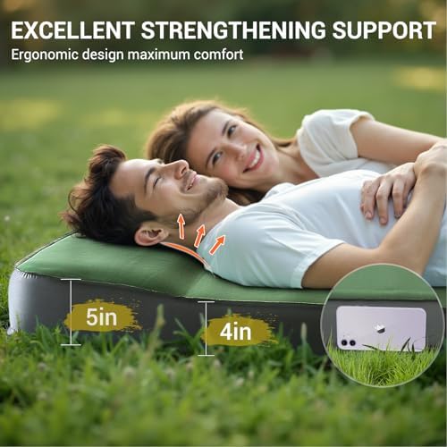 Elegear Air & Foam Camping Mattress 4" Built-in Electric Pump, Gueen Size - Image 3