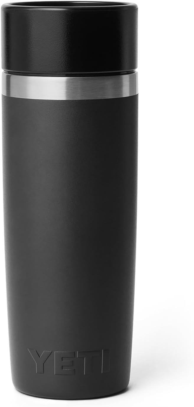 YETI Rambler 16 oz Travel Bottle, Stainless Steel, Vacuum Insulated with Leakproof Commuter Cap, Black - Image 7