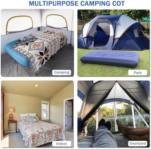 KAMPKEEPER Camping Cot for Adults with Air Mattress, No Air Pump - Image 6