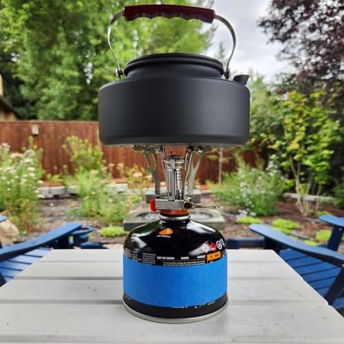 Portable Camping Stove Backpacking Stove, Specialized Hiking Stove Camping Stove with Piezo Ignition Stable Support Wind-Resistance, Camp Stove for Outdoor cooking Camping Hiking Adventure Cooking - Image 7