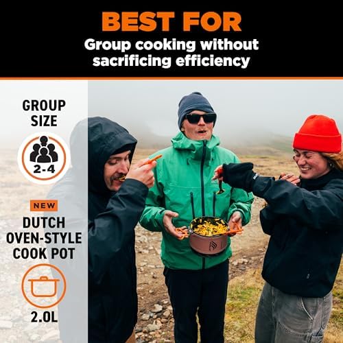 Jetboil TrailCook 2.0L Camping and Backpacking Stove Cooking System with Adjustable Heat Control, New for 2026, Tan - Image 3