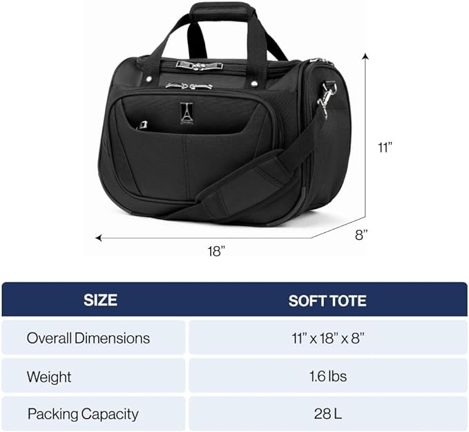 Travelpro Maxlite 5 Softside Lightweight Underseat Carry-On Travel Tote - Image 7