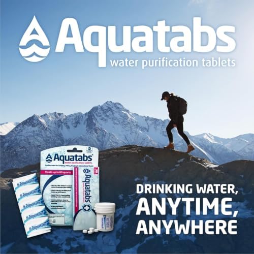 Aquatabs 49mg Water Purification Tablets, 100 Pack, Hiking & Camping - Image 5