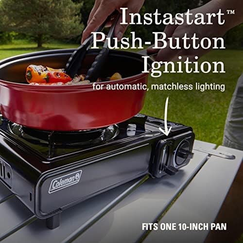 Coleman Classic 1-Burner Butane Stove, Portable Camping Cooktop with Carry Case & InstaStart Ignition, Adjustable Burner with 7650 BTUs of Power for Camping, Grilling, Tailgating, & More - Image 5