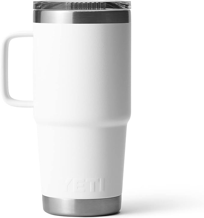 YETI Rambler 20 oz Travel Mug, Stainless Steel, Vacuum Insulated - Image 3