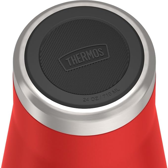 THERMOS ICON SERIES, Stainless Steel Tumbler with Slide Lock, 24 Ounce, Crimson - Image 2