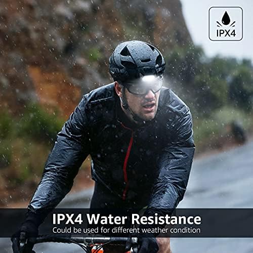 Lepro Headlamp Battery Powered Waterproof LED Headlight 6 Modes - Black - Image 6