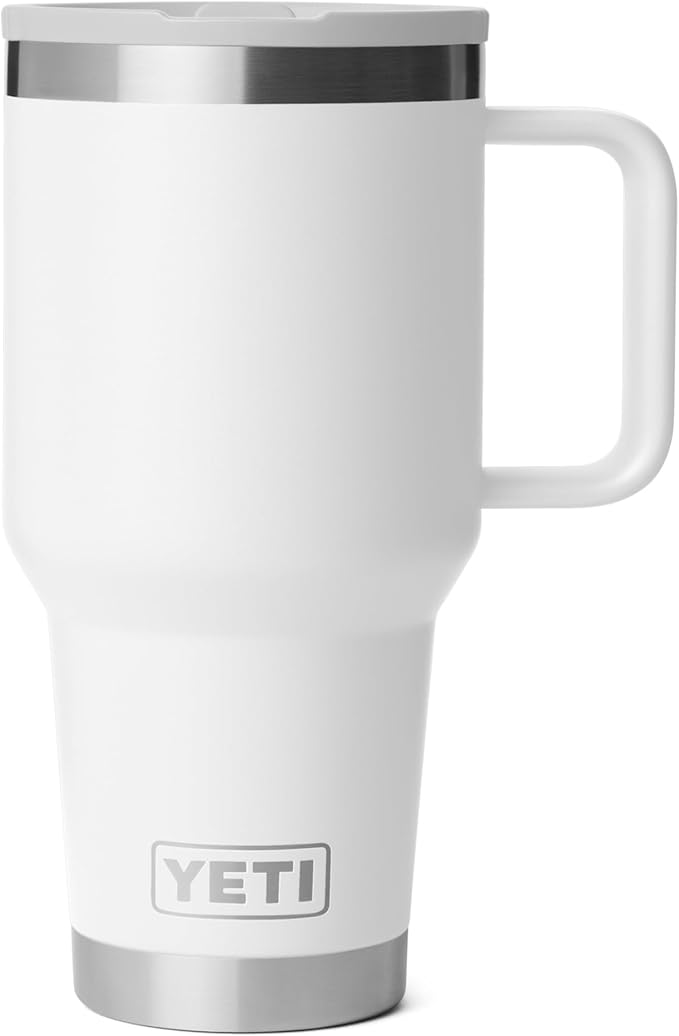 YETI Rambler 30 oz Travel Mug, Stainless Steel, Vacuum Insulated with Stronghold Lid by YETI