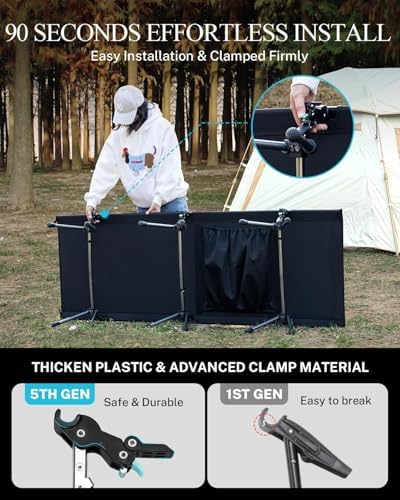 Gonex Camping Cot with Adjustable Height, Portable Folding Cot for Adults - Image 2