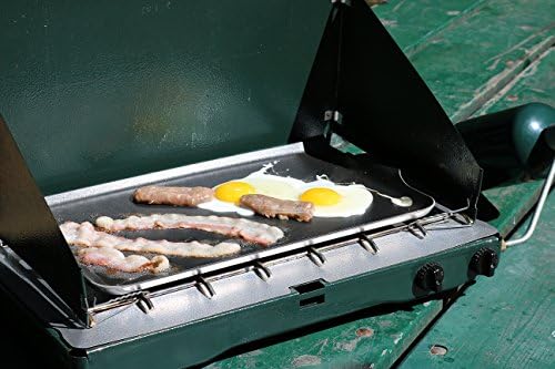 Coghlan's Camp Griddle, Lightweight Aluminum, 17.5 x 10 Size, Non-Stick Ceramic Coating Cooking Surface for Two Burner Stoves, Ideal for Camping and Outdoor Cooking - Image 2