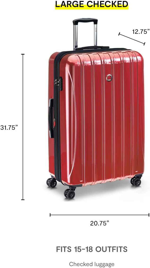 Delsey Luggage Aero 2 Piece Set Spinner Suitcase - Image 10