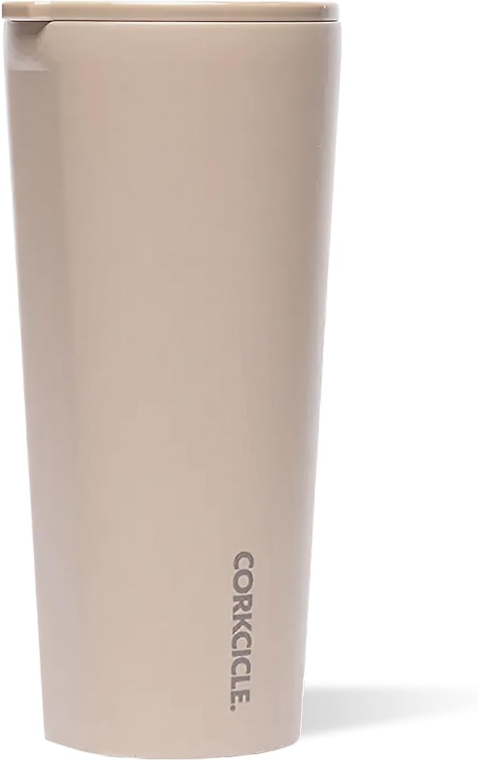 Corkcicle Classic Tumbler - Keeps Drinks Cold for 9 Hours & Hot for 3 - Triple-Insulated Stainless Steel - Holiday Tumbler Gift - 24 oz - Desert by Corkcicle