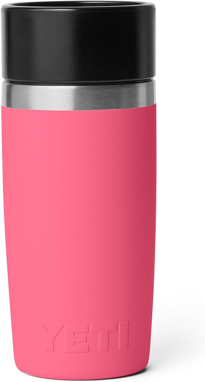 YETI Rambler 12 oz Travel Bottle, Stainless Steel, Vacuum Insulated with Leakproof Commuter Cap, Tropical Pink - Image 7