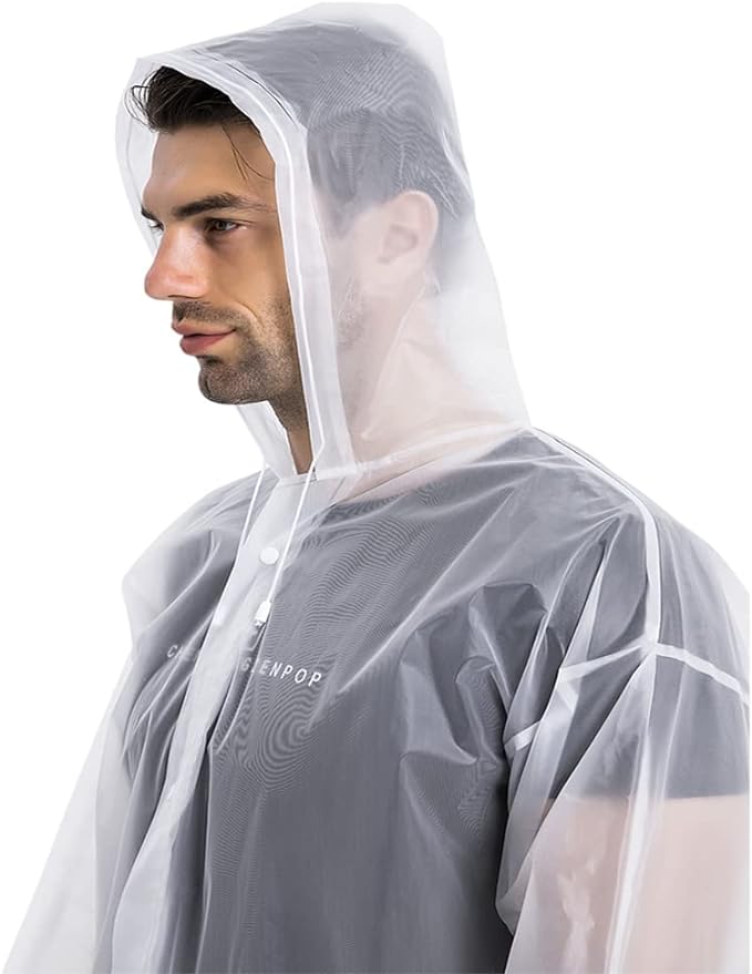 Rain Coats - Reusable EVA Rain Ponchos - Image 6