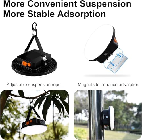 Portable LED Camping Lantern Rechargeable Light - Image 3