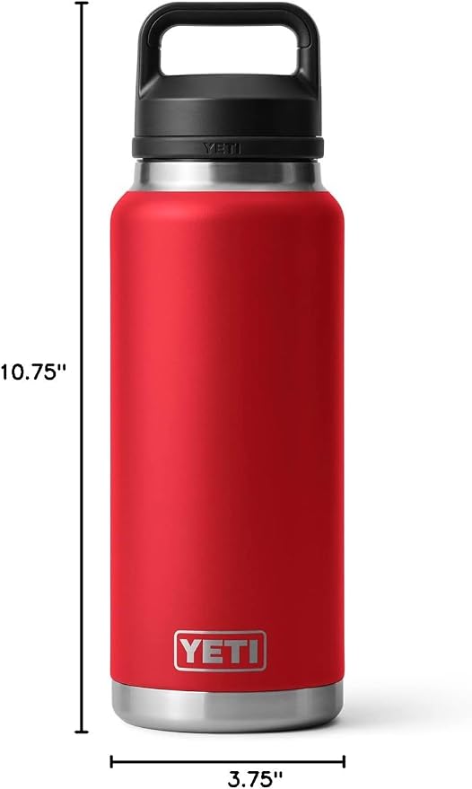 YETI Rambler 36 oz Bottle, Vacuum Insulated, Leakproof, Stainless Steel with Chug Cap | Vacuum Insulated, Leakproof, with Chug Cap - Image 9