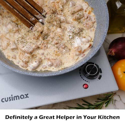 CUSIMAX Electric Hot Plate, 1500W Single Burner, Hot Plate for Cooking - Image 6