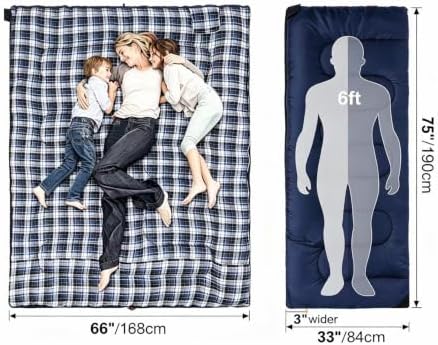 RedSwing 2 Person Camping Cot for Adults, Grey with Sleeping Bags 2pcs - Image 3