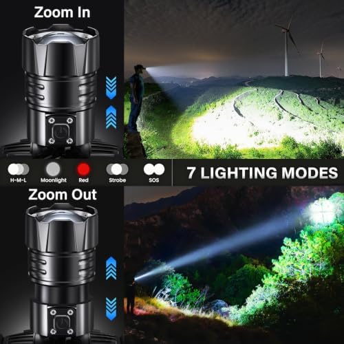 FINICO Rechargeable LED   Headlamp 99000 High Lumens - Image 3