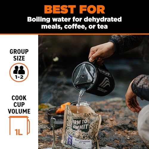 Jetboil Flash Portable Fast Boil Stove for Camping and Backpacking with 1-Step Auto Ignition, Propane/Isobutane Burner with Cooking Cup - Image 3
