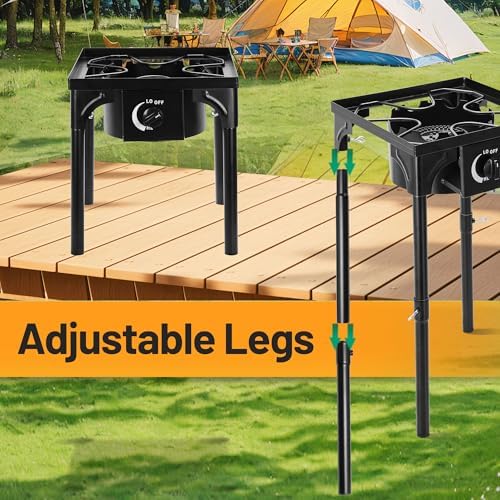 Outdoor Camping Stove, 130000 BTU Single Burner - Image 6