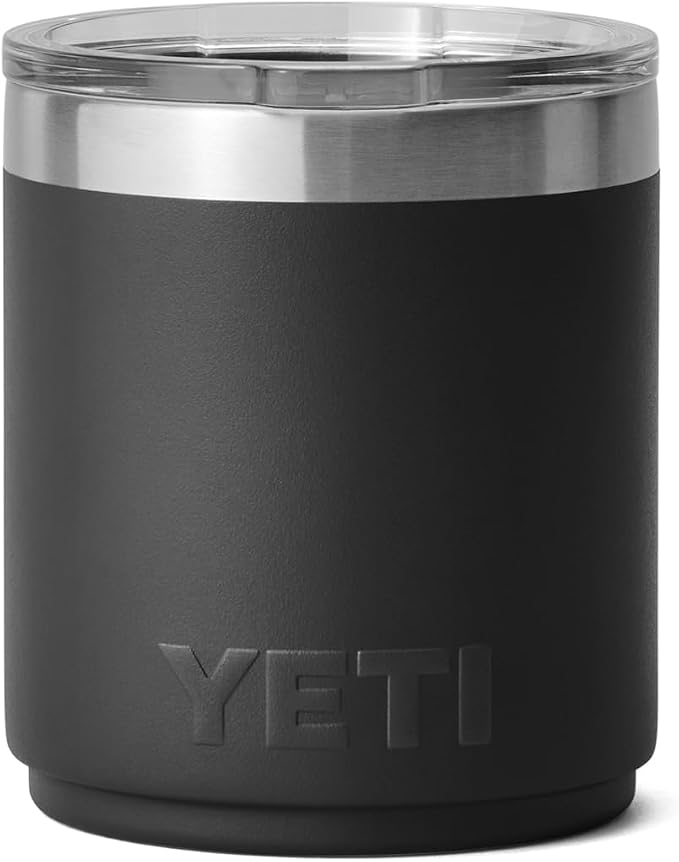YETI Rambler 10 oz Stackable Lowball 2.0, Vacuum Insulated, Stainless Steel with MagSlider Lid, Black - Image 6