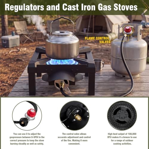 BESTFIRE Propane Burner 100K BTU for Outdoor Cooking - Image 4
