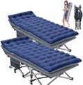ABORON Camping Cot for Adults, 28 in Wide Folding Bed with Mattress by ABORON