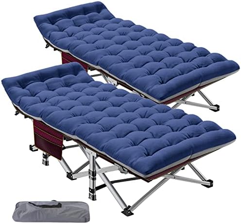 ABORON Camping Cot for Adults, 28 in Wide Folding Bed with Mattress by ABORON