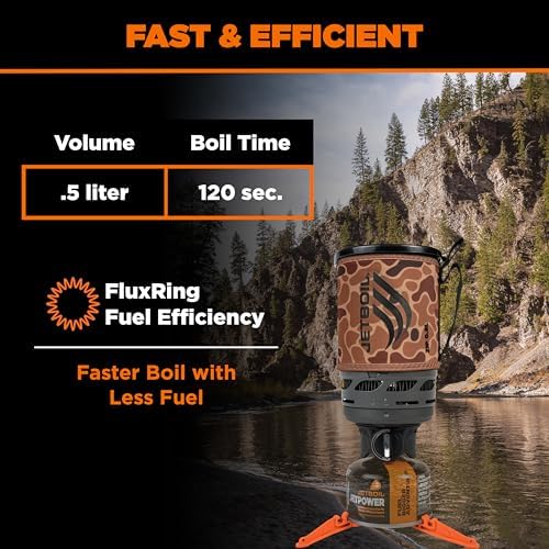 Jetboil Zip 0.8L Portable Fast Boil Stove with Easy-Turn Knob Igniter for Backpacking and Camping, Propane/Isobutane Burner - Image 4