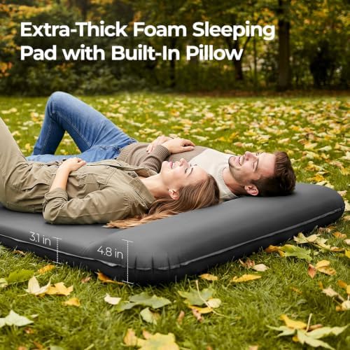OGERY Self Inflating Sleeping Pad with Electric Pump, Memory Foam - Image 5
