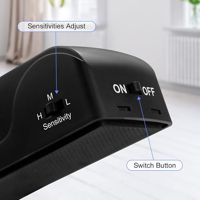 2 Pack Door Stop Alarm, Door Stopper - Image 5