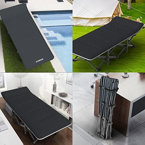ATORPOK Camping Cot for Adults with Cushion, Tent Folding Cot for Sleeping - Image 6