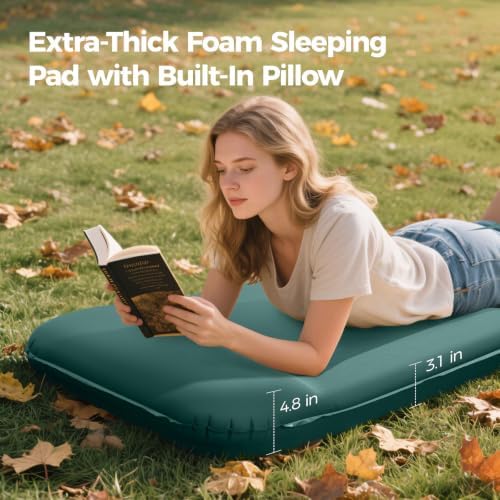 OGERY Self Inflating Sleeping Pad with Electric Pump, 3.15" Memory Foam - Image 5
