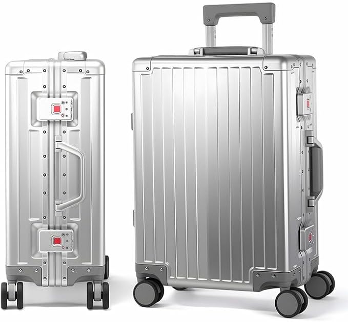 All Aluminum Carry On Luggage 22x14x9 Airline Approved，Hard Shell Carry On by VentureVault