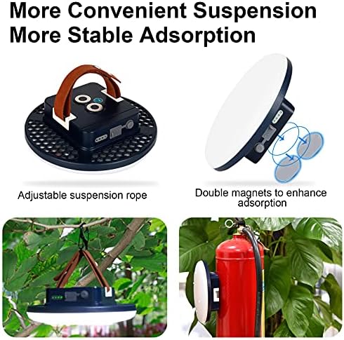 16500mAh Portable LED Camping Lantern Rechargeable Light - Image 4