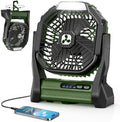 Portable Rechargeable Fan, 20000mAh Cordless Battery Powered Camping Fans by Unknown