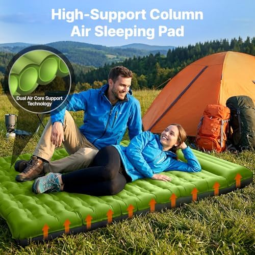 OGERY Sleeping Pad, Ultralight Inflating Camping Pad with 6" Extra-Thick - Image 2
