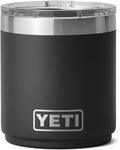 YETI Rambler 10 oz Stackable Lowball 2.0, Vacuum Insulated, Stainless Steel with MagSlider Lid, Black by YETI