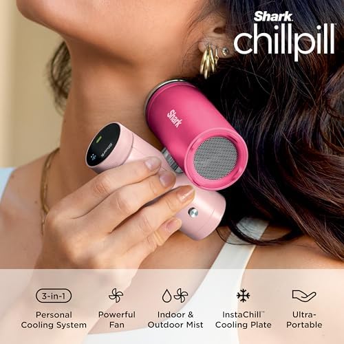 Shark ChillPill 3-in-1 Fan, Mist and Cooling Plate, Iced Latte, FA022BR - Image 2