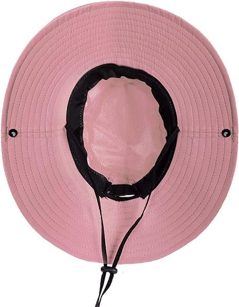 ZOORON Women's Ponytail Safari Sun Hat, Wide Brim UV Protection Outdoor Bucket - Image 4